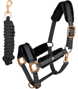Kantar z uwiązem WALDHAUSEN "Phoenix" black