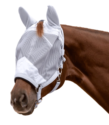 Kantar-z-maska-WALDHAUSEN-Premium-Fly-Mask-silver-grey-01