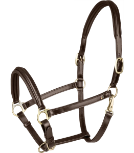Kantar skórzany WALDHAUSEN "S-Line Classy" brown/brass
