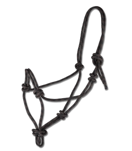 Kantar sznurkowy WALDHAUSEN "Knotted Halter" black/brown