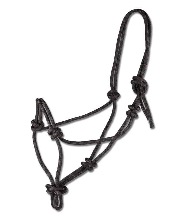 Kantar-sznurkowy-WALDHAUSEN-Knotted-Halter-black/brown-01