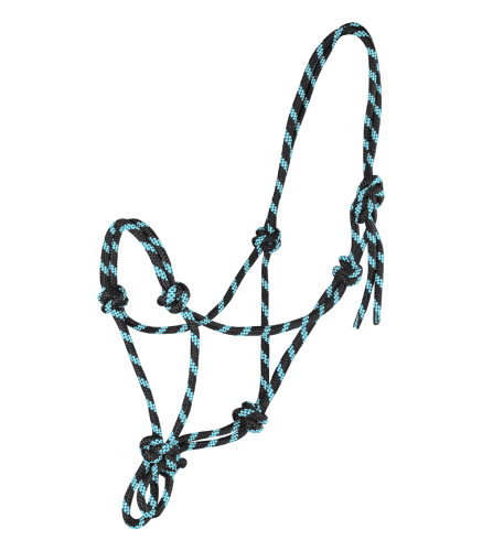 Kantar-sznurkowy-WALDHAUSEN-Knotted-Halter-black/mint-01