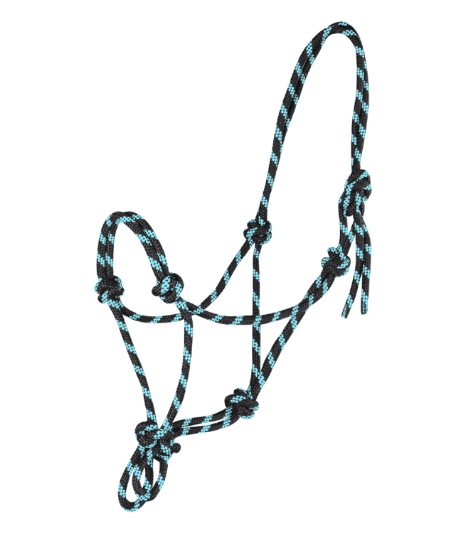 Kantar-sznurkowy-WALDHAUSEN-Knotted-Halter-black/mint-01