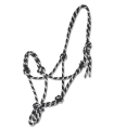 Kantar-sznurkowy-WALDHAUSEN-Knotted-Halter-black/white-01