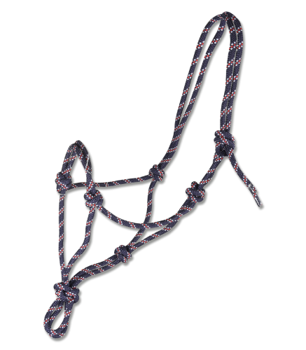 Kantar-sznurkowy-WALDHAUSEN-Knotted-Halter-blue/white/red-01