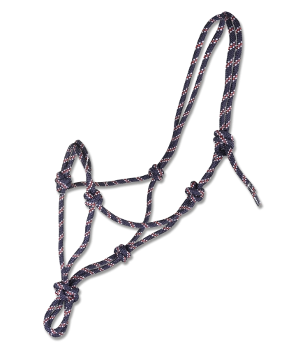 Kantar-sznurkowy-WALDHAUSEN-Knotted-Halter-blue/white/red-01