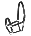 Kantar skórzany STAR "Diamond" black/silver