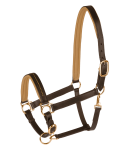 Kantar-skórzany-STAR-Diamond-brown-gold-01