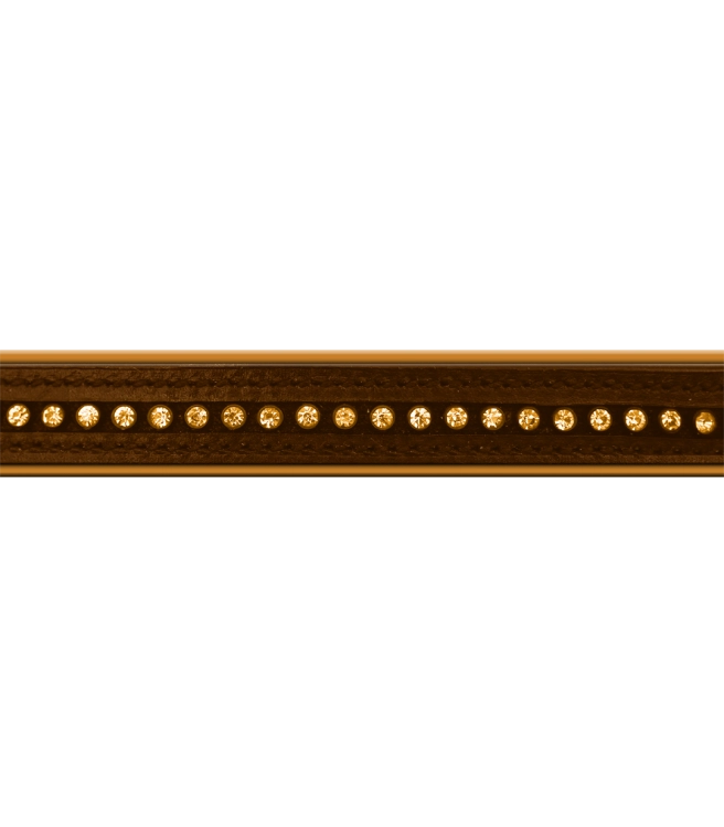 Kantar-skórzany-STAR-Diamond-brown-gold-02
