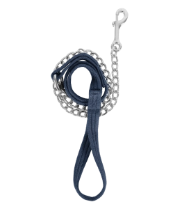 Uwiąz z łańcuszkiem WALDHAUSEN "Soft Lead Rein" navy