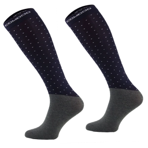 Skarpety COMODO "Microfibre Dots"  navy/white 24h