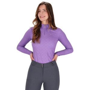Koszulka funkcyjna damska QHP "Livora" AW2026 pretty purple 24h