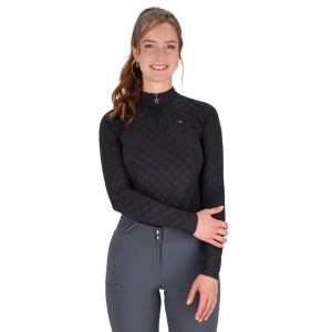 Koszulka funkcyjna damska QHP "Livora" AW2026 black 24h