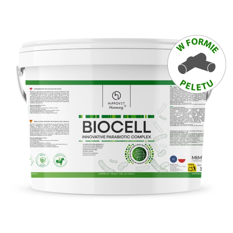 Dodatek-parabiotyczno-prebiotyczny-HippoVet-Pharmacy-Biocell-Pellet-3kg