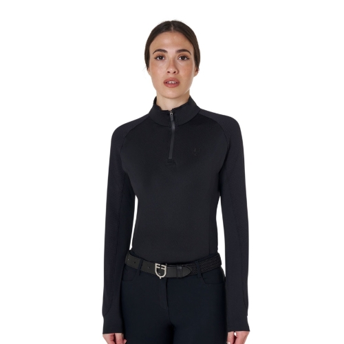 Koszulka-treningowa-EQUESTRO-Donna-AW2026-black/black-01