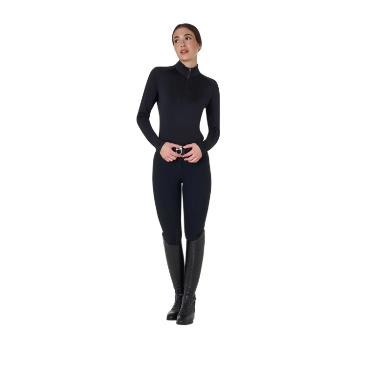 Koszulka-treningowa-EQUESTRO-Donna-AW2026-black/black-02