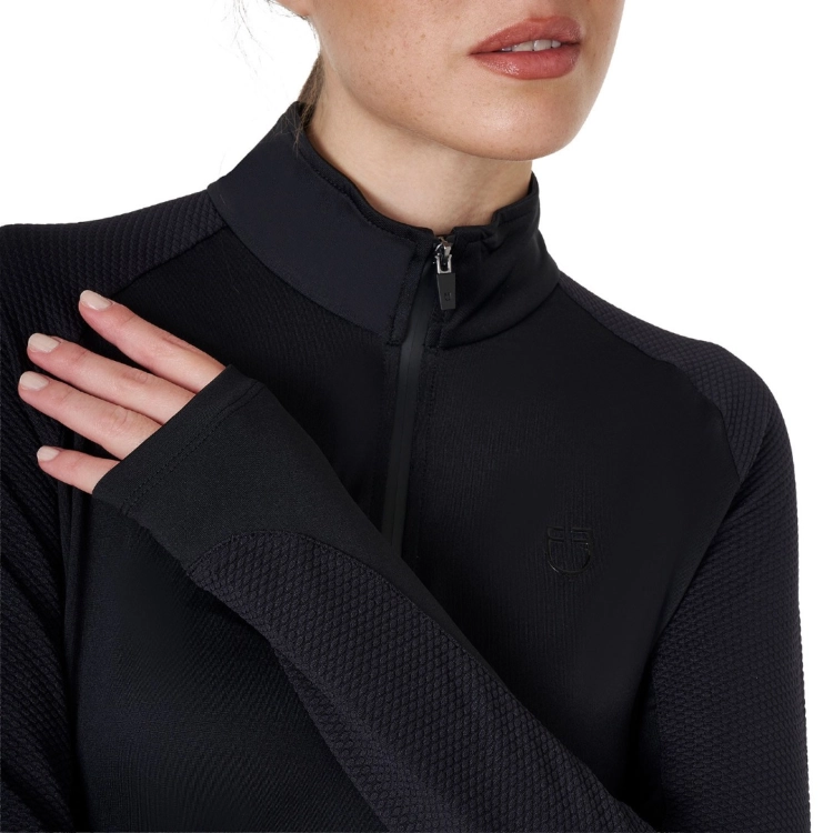 Koszulka-treningowa-EQUESTRO-Donna-AW2026-black/black-05