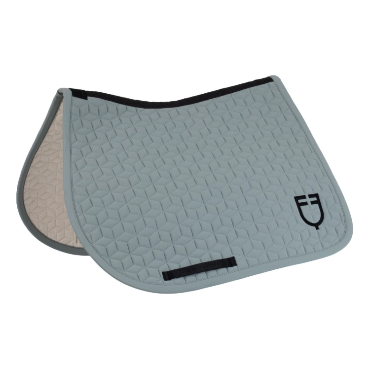 Czaprak-EQUESTRO-Jumping-Cube-Quilting-AW2026-grey-mist-24h-01