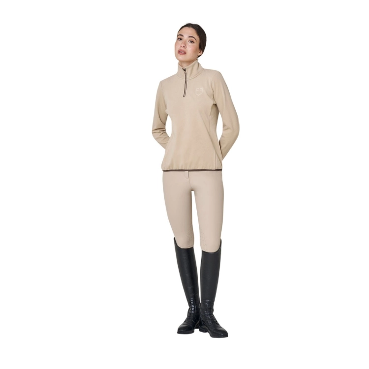 Bluzka-polarowa-EQUESTRO-High-Neck-Fleece-AW2026-cobblestone-05