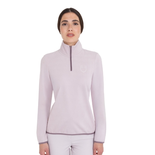 Bluzka-polarowa-EQUESTRO-High-Neck-Fleece-AW2026-hushed-violet-01