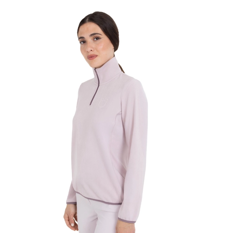 Bluzka-polarowa-EQUESTRO-High-Neck-Fleece-AW2026-hushed-violet-05