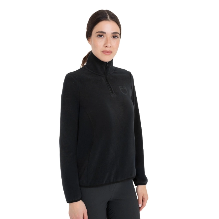 Bluzka-polarowa-EQUESTRO-High-Neck-Fleece-AW2026-black-05