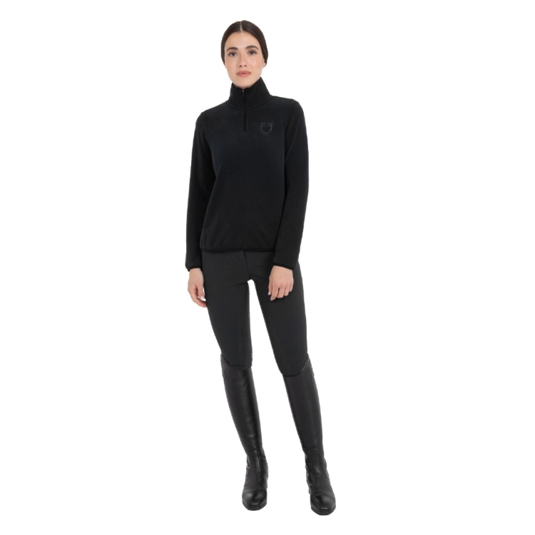 Bluzka-polarowa-EQUESTRO-High-Neck-Fleece-AW2026-black-06
