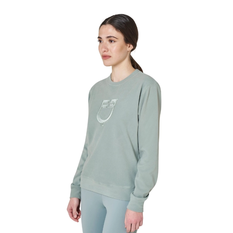 Bluza-EQUESTRO-Fleece-Crewneck-Sweatshirt-AW2026-slate-gray-05