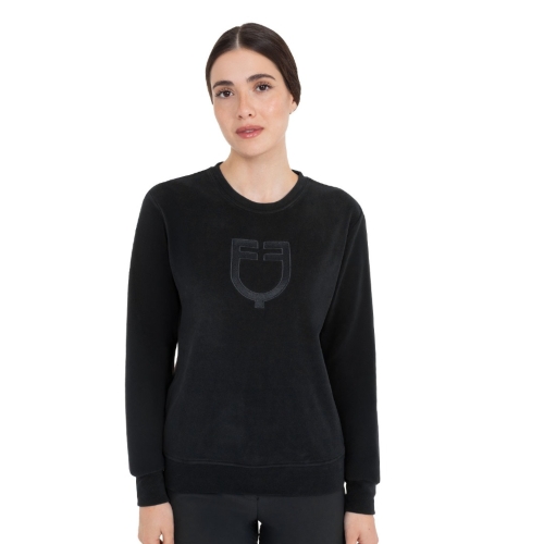 Bluza-EQUESTRO-Fleece-Crewneck-Sweatshirt-AW2026-black-01