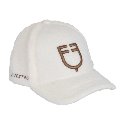 Czapka-z-daszkiem-EQUESTRO-Teddy-AW2026-antiquewhite/tobaccobrown-01