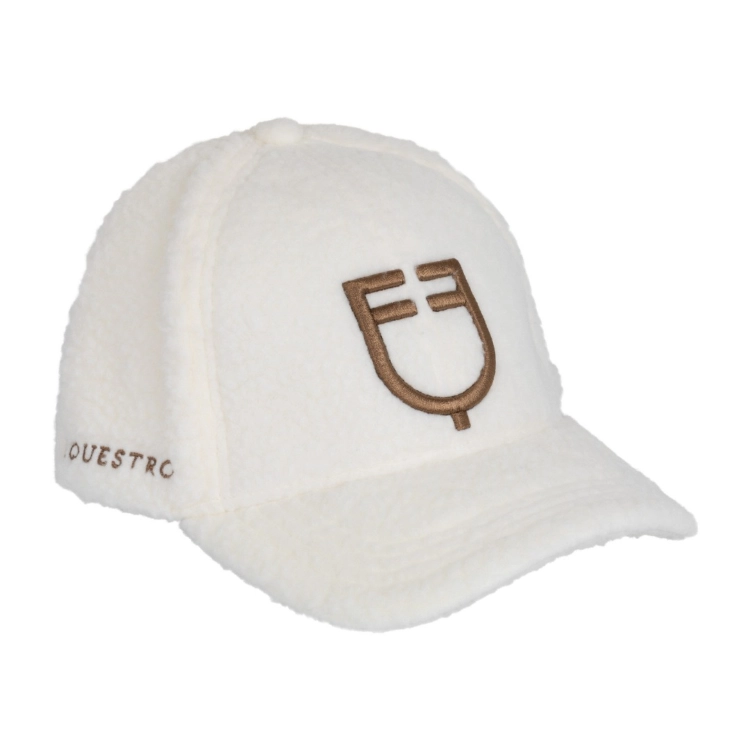 Czapka-z-daszkiem-EQUESTRO-Teddy-AW2026-antiquewhite/tobaccobrown-01