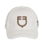 Czapka-z-daszkiem-EQUESTRO-Teddy-AW2026-antiquewhite/tobaccobrown-02