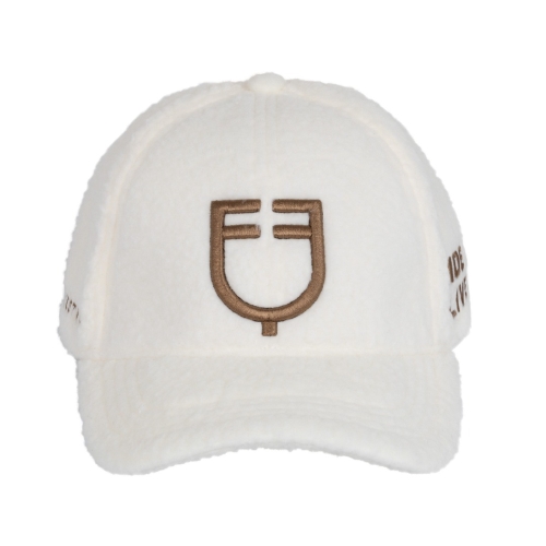Czapka-z-daszkiem-EQUESTRO-Teddy-AW2026-antiquewhite/tobaccobrown-02