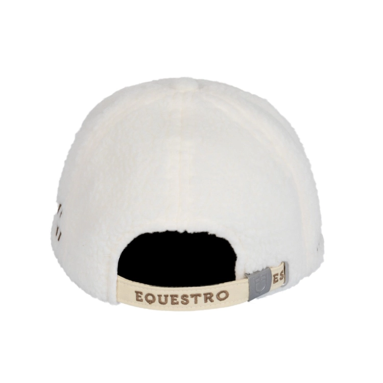Czapka-z-daszkiem-EQUESTRO-Teddy-AW2026-antiquewhite/tobaccobrown-04