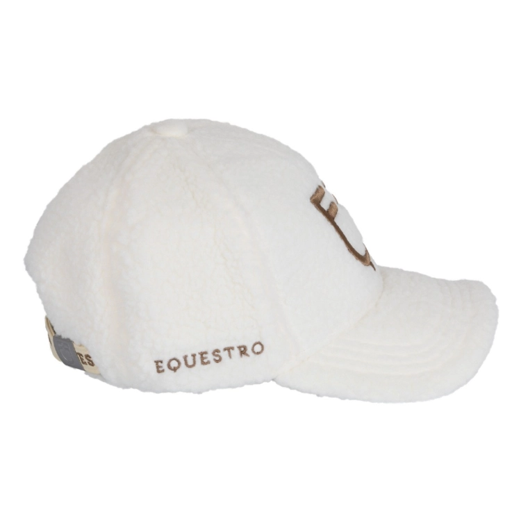 Czapka-z-daszkiem-EQUESTRO-Teddy-AW2026-antiquewhite/tobaccobrown-05