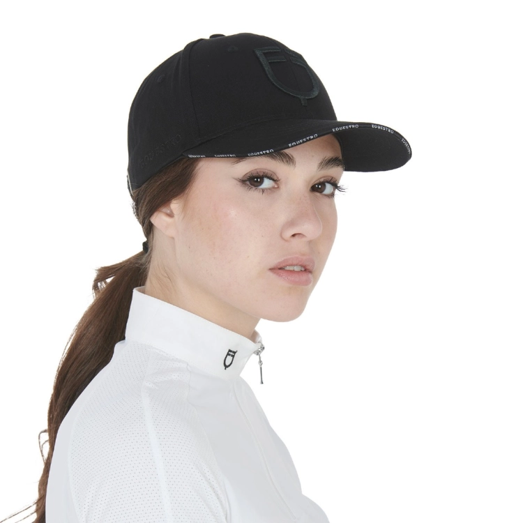 Czapka-z-daszkiem-EQUESTRO-Nuova-AW2026-black/black-06