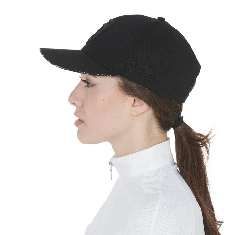 Czapka-z-daszkiem-EQUESTRO-Nuova-AW2026-black/black-07