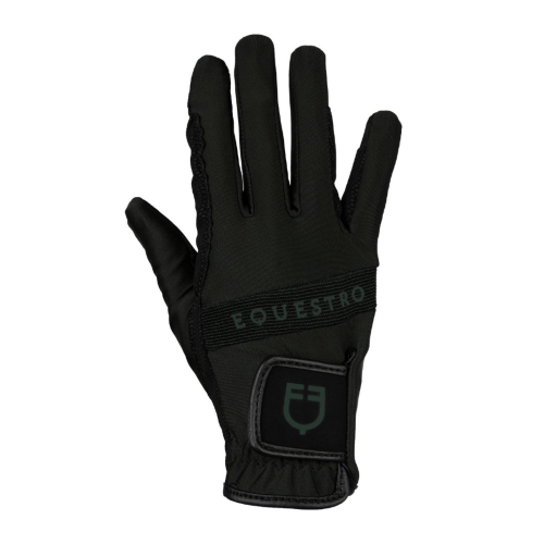 Rekawiczki-EQUESTRO-Multicolor-Logo-black/pine-grove-01