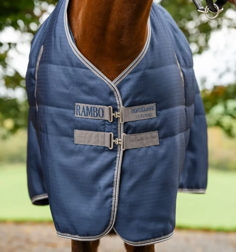 Derka-stajenna-HORSEWARE-Rambo-Stable-1000D-100g-navy-thunderstorm-grey