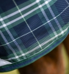 Derka padokowa z kapturem HORSEWARE Rhino Plus 1000D 100g hunter check-green