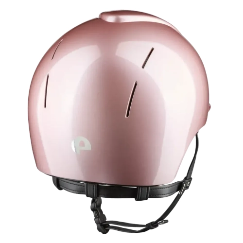 Kask-KEP-Smart-Nova-Metal-Polish-pink-black-chinstrap