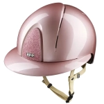 Kask KEP Smart Nova Metal Polish Pink Star Polo Visor pink cream chinstrap