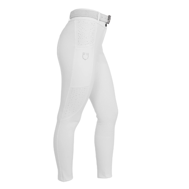 Bryczesy-konkursowe-EQUESTRO-Rhinestones-AW2026-white