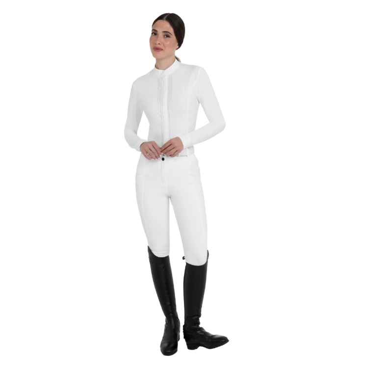 Bryczesy-konkursowe-EQUESTRO-Rhinestones-AW2026-white