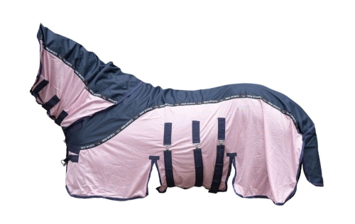 Derka-siatkowa-z-kapturem-HKM-Comfort-Rain-granat-jasny-roz-01