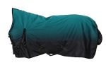 Derka padokowa HKM Lugano Highneck 1200D 100g czarny-petrol