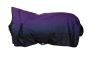 Derka padokowa HKM "Lugano Highneck" 1200D 100g czarny-ciemny lila