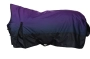 Derka padokowa HKM "Lugano Highneck" 1200D 300g czarny-ciemny lila