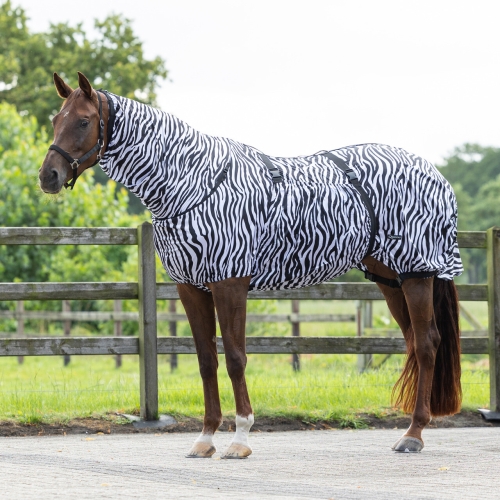 Derka egzemowa QHP Eczema z kapturem zebra