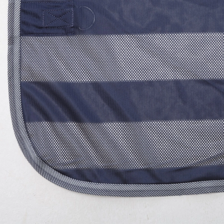Derka siatkowa przeciw owadom Kavalkade Stripe granatowa